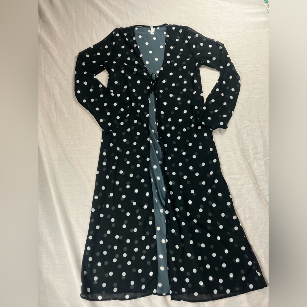 Skatie Polka Dot Beach Coverup Robe
